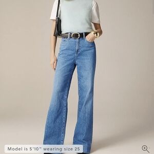 NWT J. Crew High Rise Denim Trouser Jeans